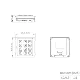 Koodipaneeli DS-KD-KP (4/4)