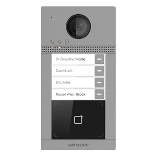 Door Station DS-KV8413-WME1(C)/Flush 2MP 4 Channels 4 Buttons