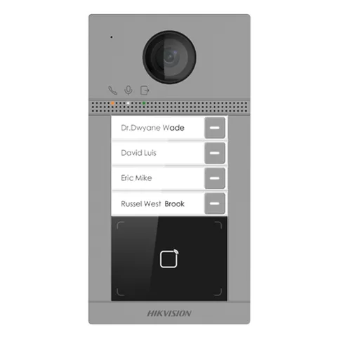 Door Station DS-KV8413-WME1(C)/Flush 2MP 4 Channels 4 Buttons