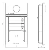 Door Station DS-KV8413-WME1(C) 2MP HD 4 channels (2/2)