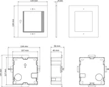 Call panel DS-KD8003-IME1(B) 2MP 1 button flush mounting (4/5)