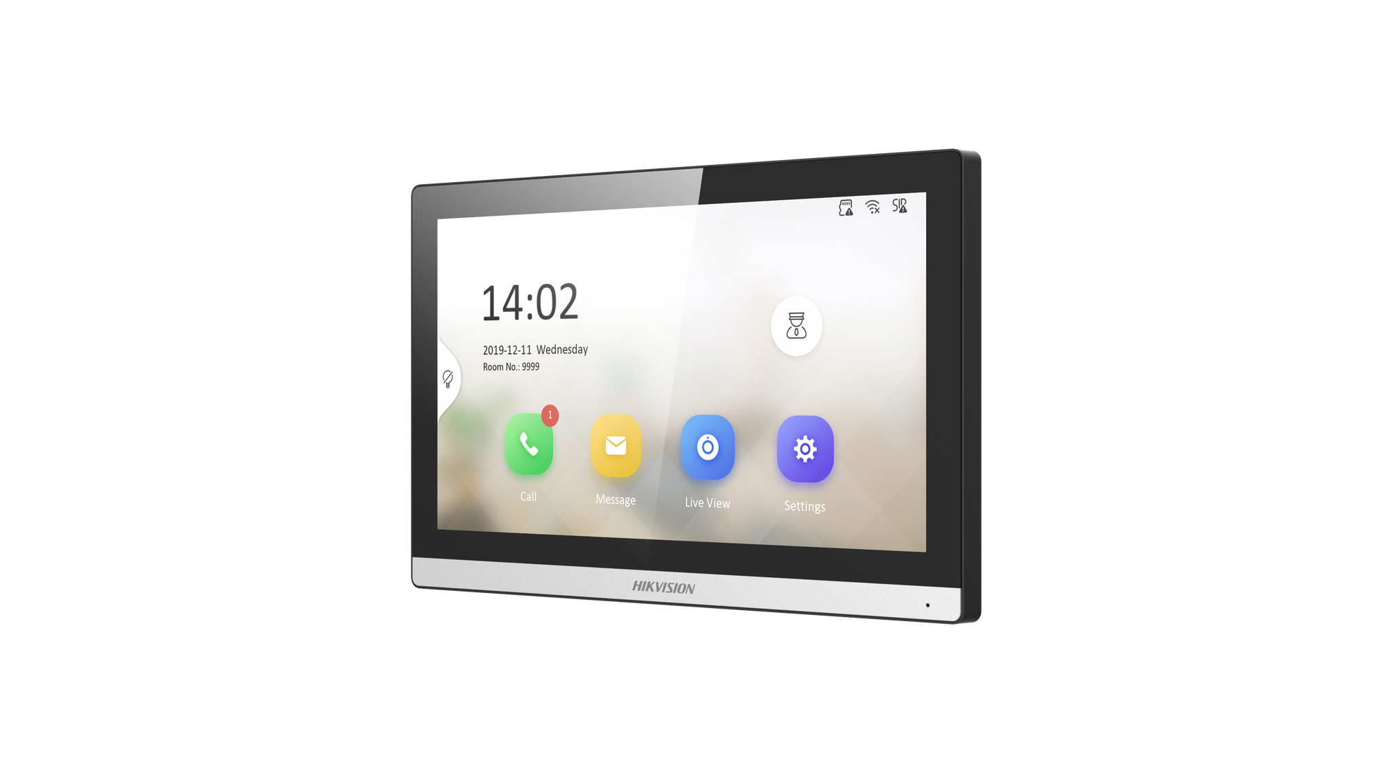 Intercom monitor DS-KH6350-WTE1 7"