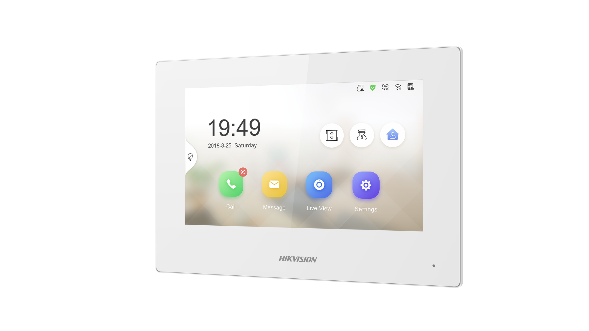 Intercom monitor DS-KH6320-LE1 7" white