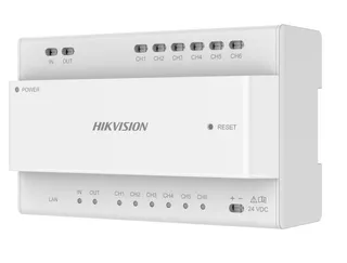 Intercom Switch DS-KAD706Y-SP 6 Ports 2-Wire DIN Rail