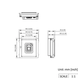 Intercom add-on module DS-KD-MFB (4/4)