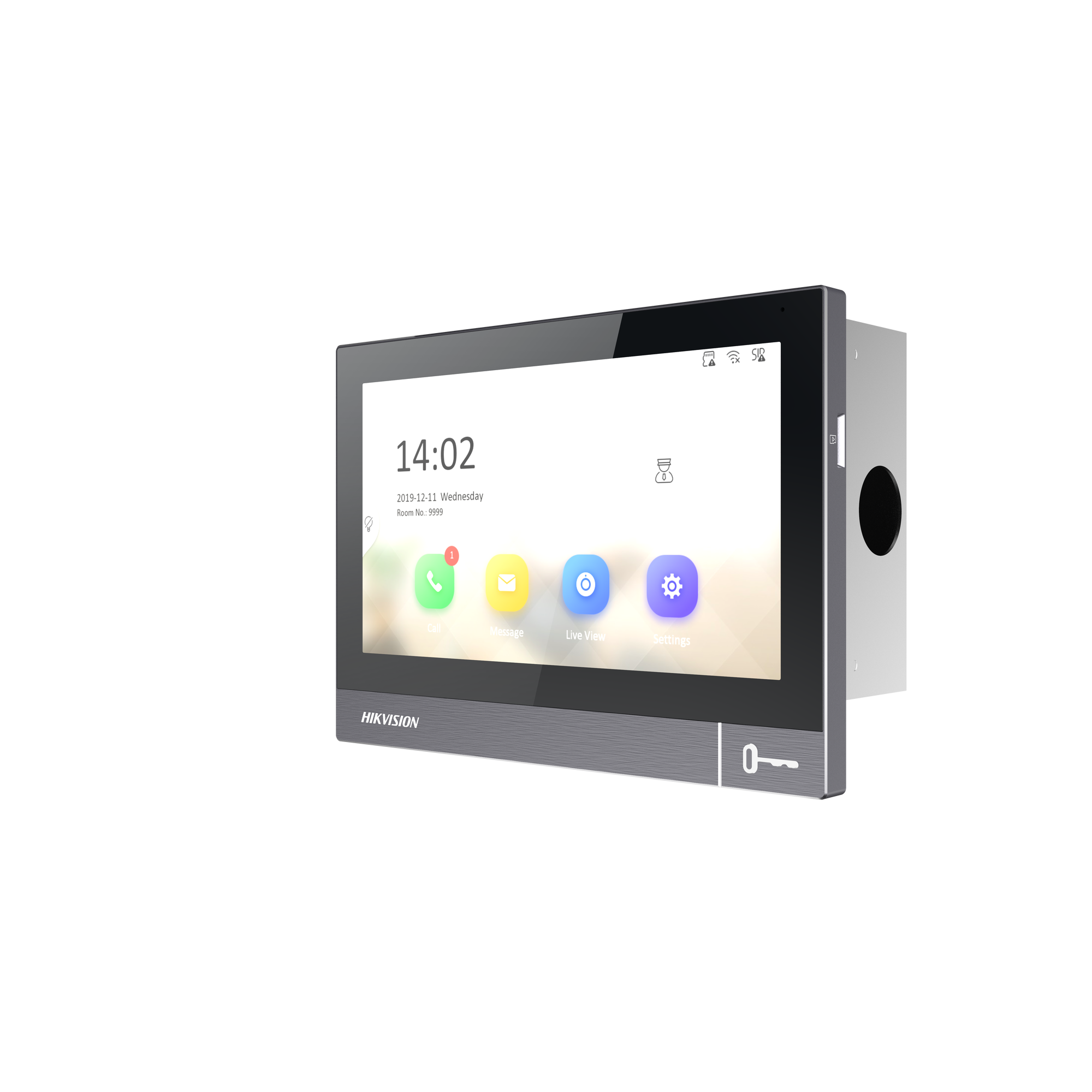 Intercom Monitor DS-KH8381-WTE1/Flush 7" Linux 8-series