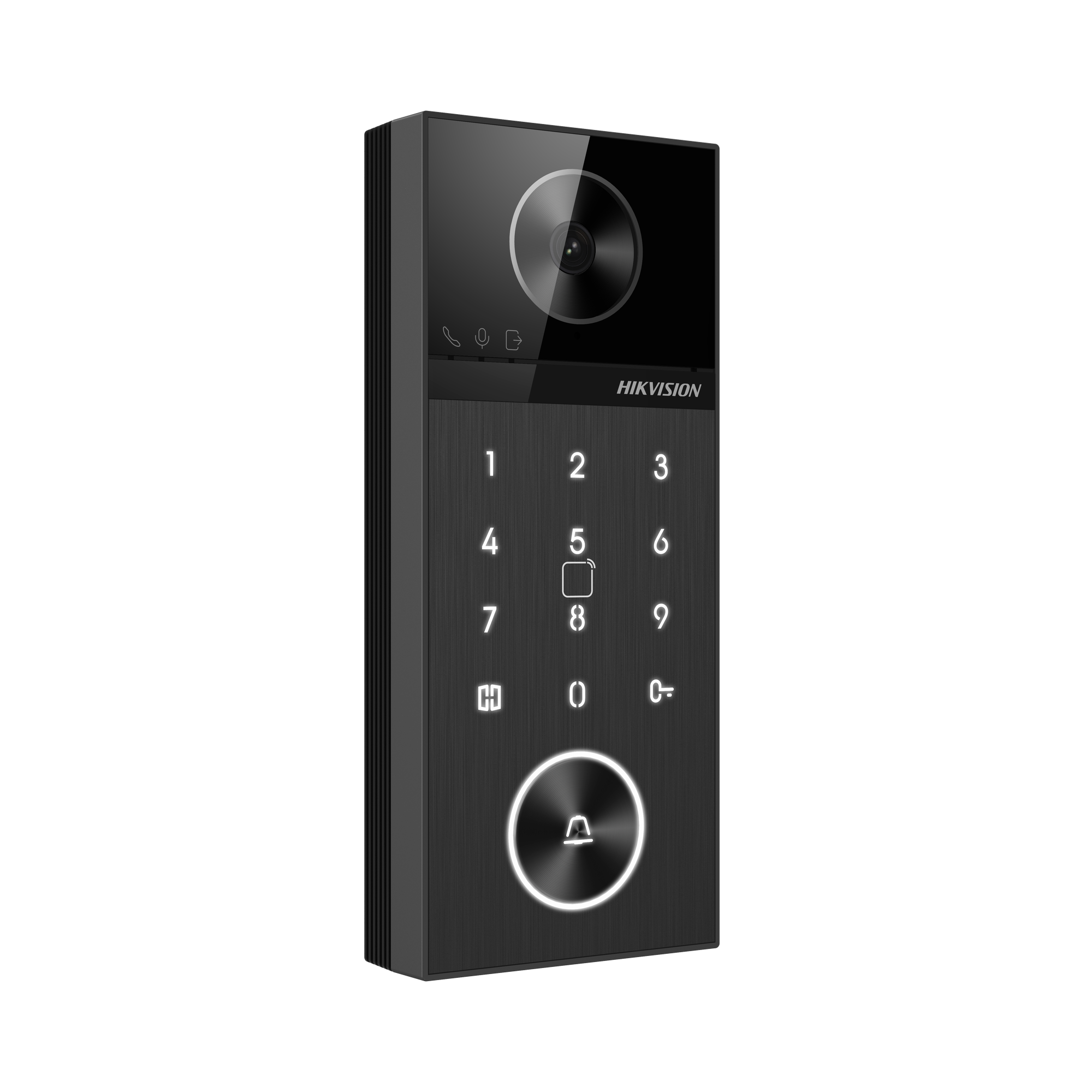 IP Entry Panel DS-KV6124-WBE1 4MP Card Reader + PIN Outdoor Black