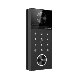 IP Entry Panel DS-KV6124-WBE1 4MP Card Reader + PIN Outdoor Black