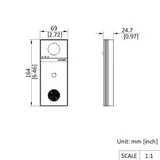 Entry Panel DS-KV6114-WBE1 4MP Card Reader Outdoor Black (4/4)