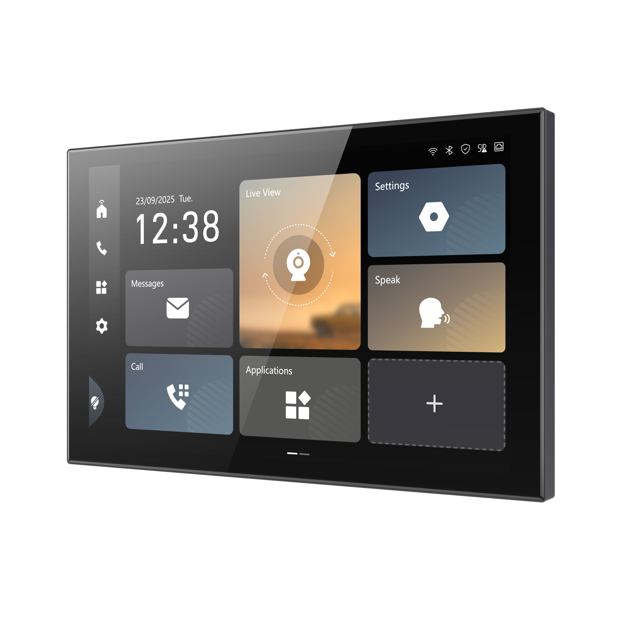 Intercom monitor DS-KH9570-WTE1/S 10.1" 2.5D IPS colour touch screen 9-series
