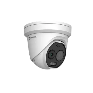 Thermal Camera HM-TD1228-7/G1/T3A 5MP 7mm + 8mm Dome white