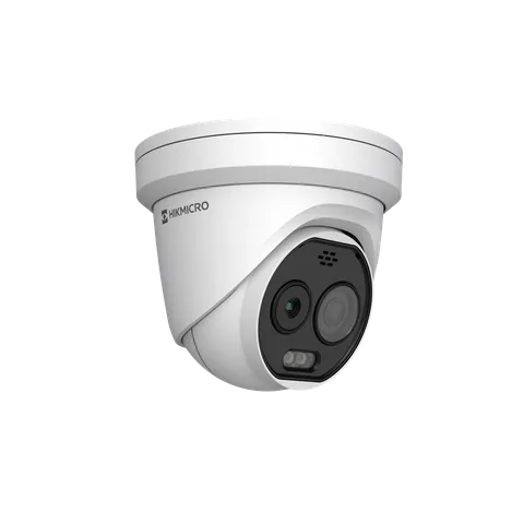 Thermal Camera HM-TD1228-7/G1/T3A 5MP 7mm + 8mm Dome white