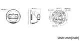 IP Camera DS-2CD1363G2P-LIUF/SL 6MP 2.8mm Dual Lens Dome White (4/4)