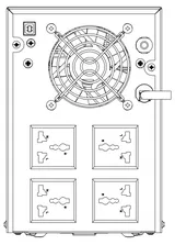 USV DS-UPS3000 3000 VA/1800 W Tower (2/5)
