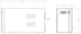 UPS DS-UPS2000/GER 2000VA/1200W Torre (5/6)