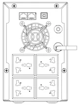 UPS DS-UPS2000/GER 2000VA/1200W Torre (4/6)