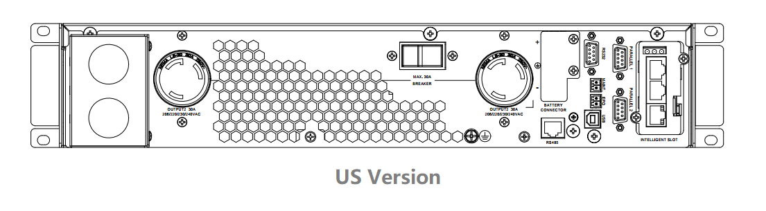 UPS DS-UPS06K-R/TJL 6000VA/6000W without Battery Rack/Tower