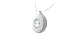 Wireless paanikanupp DS-PDEBP2-EG2-WE kaasas kantav 2-nuppu
