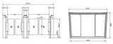 Drehsperre, rechtes Modul DS-K3B530X-R/M (2/2)