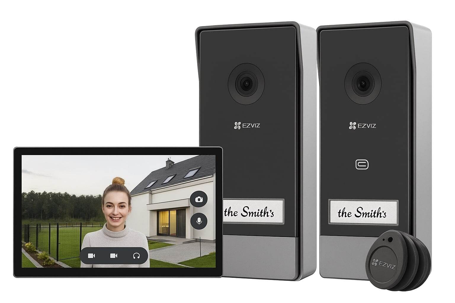 Video intercom kit CS-HP7 3MP 2-Entry Kit