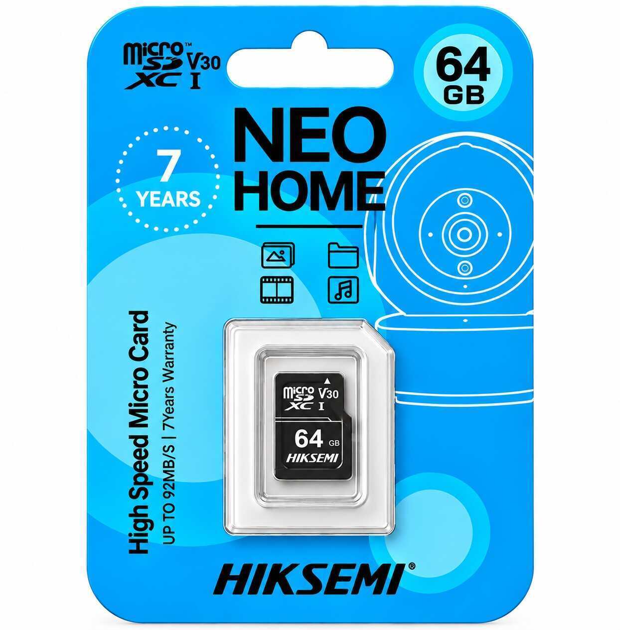 HS-TF-D1/64G MicroSDXC 64GB Memory Card