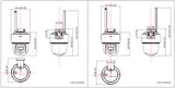 PTZ Camera DS-2DE2C400MWG-4G 4MP f2.8mm Dome White (4/4)