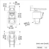 Κάμερα PTZ DS-2SE3C404MWG-4G/14 4MP+4MP 2,8mm (4/4)
