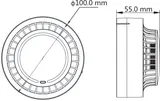 Smoke detector HF-CS1 conventional with base white (2/2)