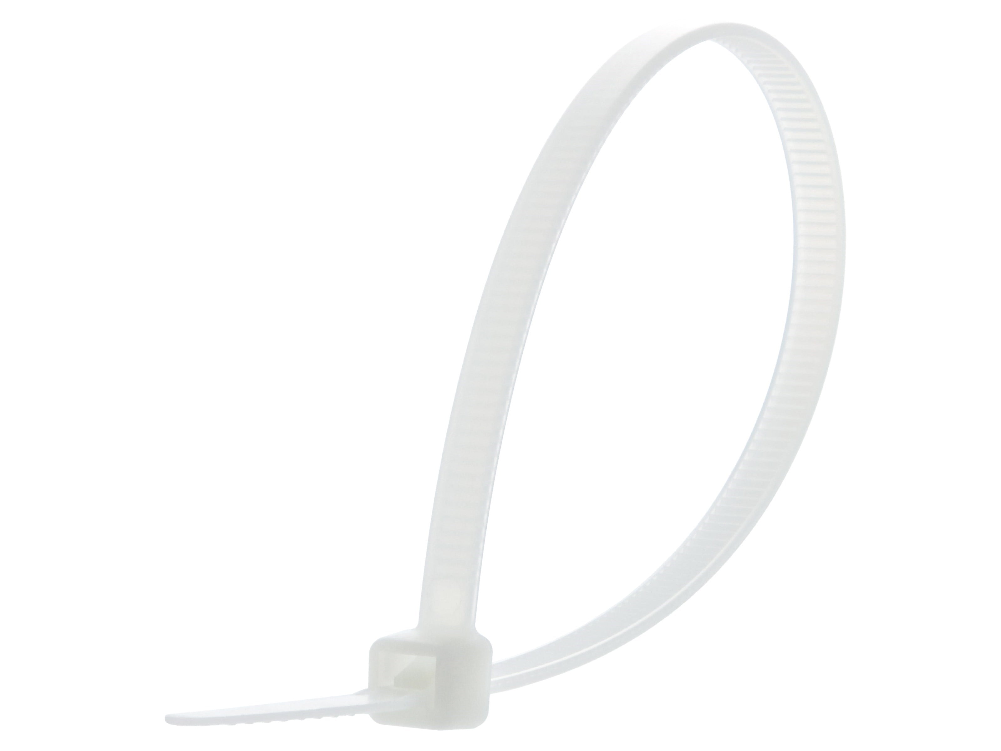 Cable ties / Zip ties 031827 4.6x180mm white 100 pcs/pack