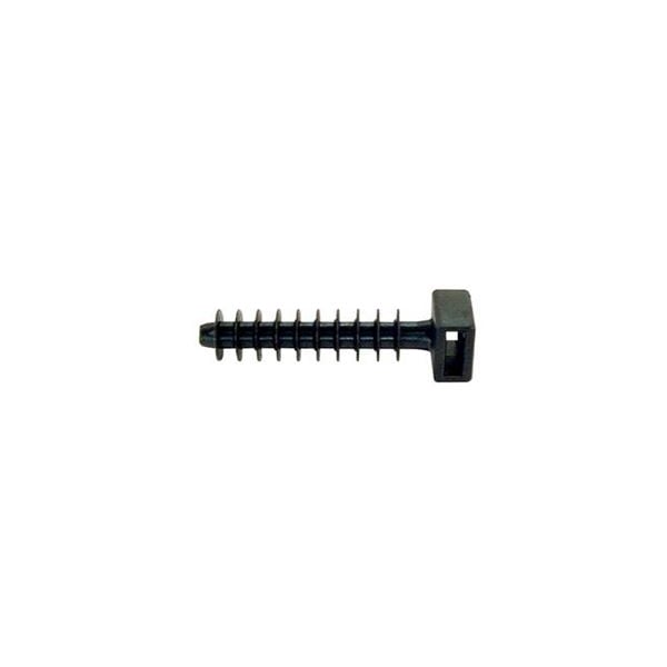 Dübel für Kabelbinder 6mm L=30mm Schwarz