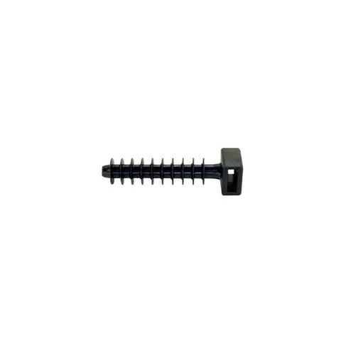 Wall plug for cable tie 6mm L=30mm black