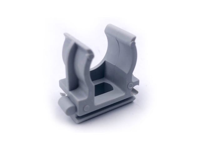 Clamp U-20mm for Bullet PVC grey