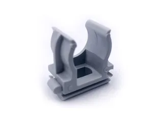 Clamp U-20mm for Bullet PVC grey