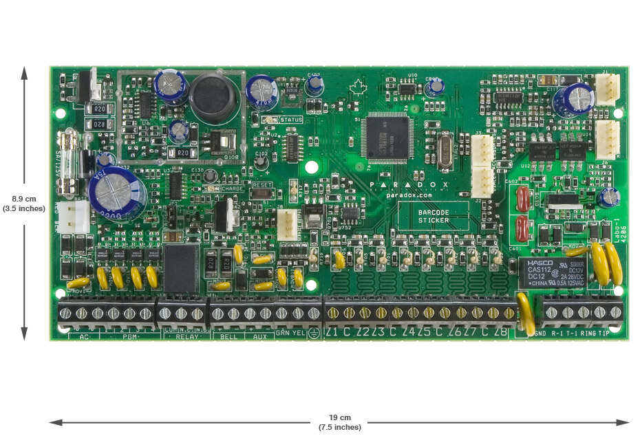Control panel SP6000+ 8-32 zones 2 groups