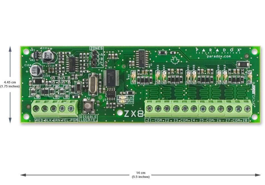 Expansion module ZX8 8-zone
