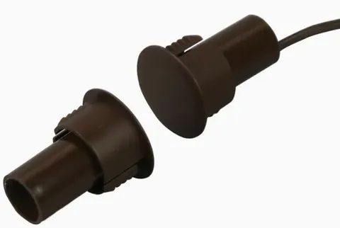 Magnetic contact 5C-36 flush-mounted for metal door 19mm brown