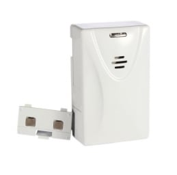Wireless Wasserlecksensor 404-004 12-24VDC 85dB Summer White