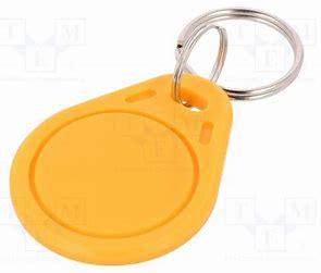 S103-YW 125 kHz Proximity Key Fob, Numbered, Oval, Yellow