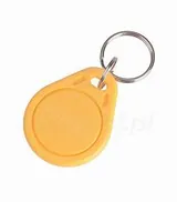 S103-YW 125 kHz Proximity Key Fob, Numbered, Oval, Yellow (2/3)