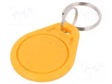 S103-YW 125 kHz Proximity Key Fob, Numbered, Oval, Yellow (3/3)
