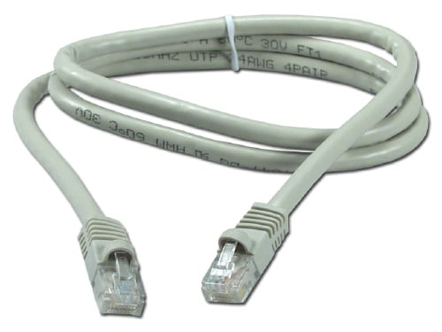 Patch cable CAT6E UTP RJ45 3m grey