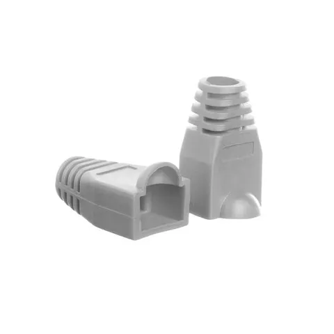 RJ45 plug strain relief CAT5/ CAT6 grey