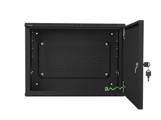 Network cabinet 19" 3U wall-mounted 540x400x180mm Dark grey /Anthracite