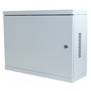 Network cabinet 19" 3U wall-mounted 540x400mm metal door grey