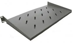 Rack 19" cabinet shelf 1U L250 250mm grey