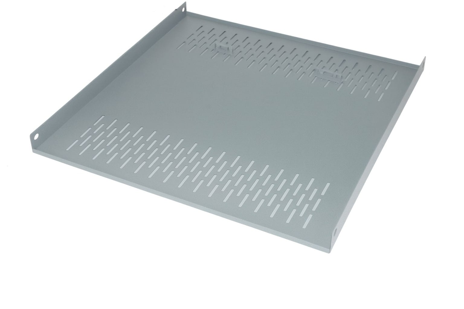 Rack cabinet shelf 19" 1U max 80kg 350mm grey