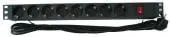 Power Distribution Unit SW-1U-8G-MS-P 19'' 8x220V Rack