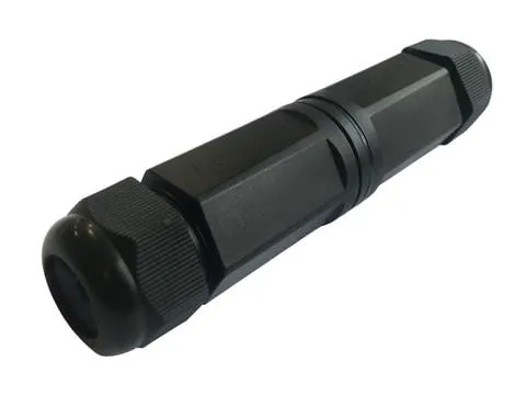 Водонепроницаемый соединитель FTP CAT6 RJ45–RJ45 Черный