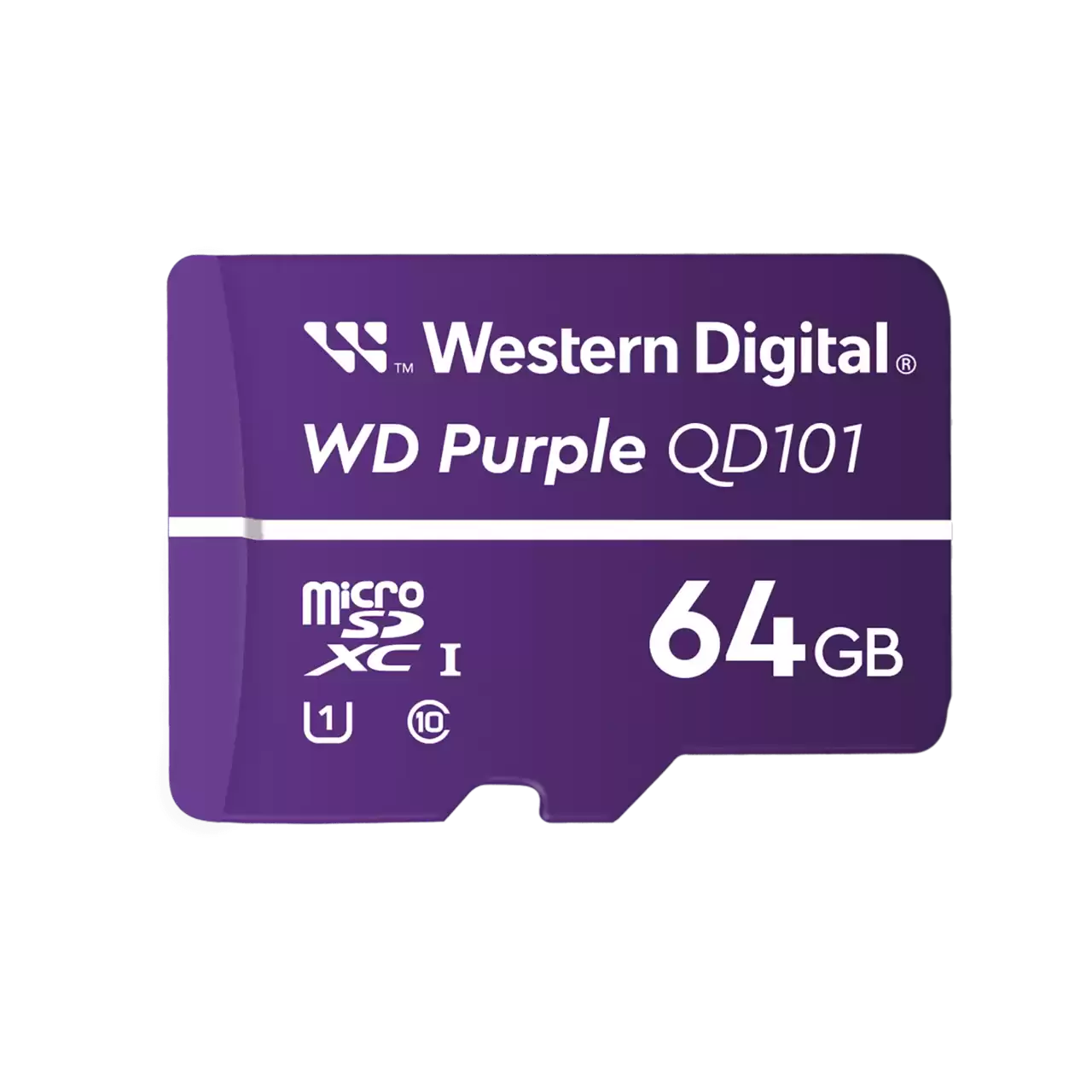 MicroSD Memory Card WDD064G1P0C 64GB QD101 Purple