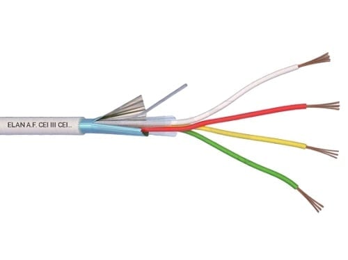 Alarm cable 4x0,22mm 100m Eca